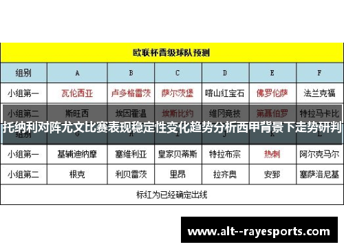 托纳利对阵尤文比赛表现稳定性变化趋势分析西甲背景下走势研判 托纳利对阵尤文比赛表现稳定性变化趋势分析西甲背景下走势研判